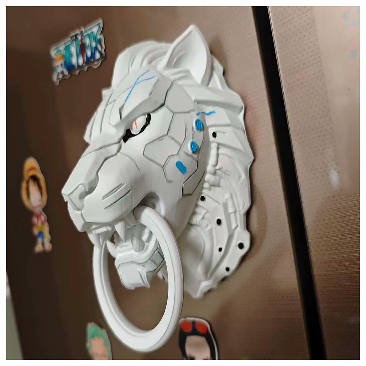 Mechanical Lion Spread Head Link Gear Set Animal Model Toy Accessories Assembly Model Parts