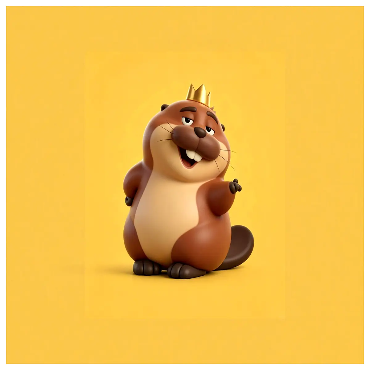 King George Beaver Figurine Children s ing Toys Merchandise Beaver Collection King George Kids Toy ing Figurine