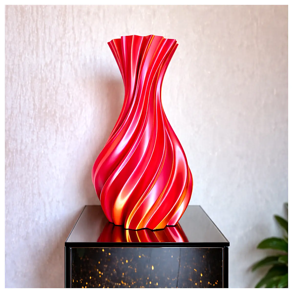 Twisted Vase Art Decorative Object Tabletop Decoration Creative Home Decor Twisted Vase Art Piece Ornament