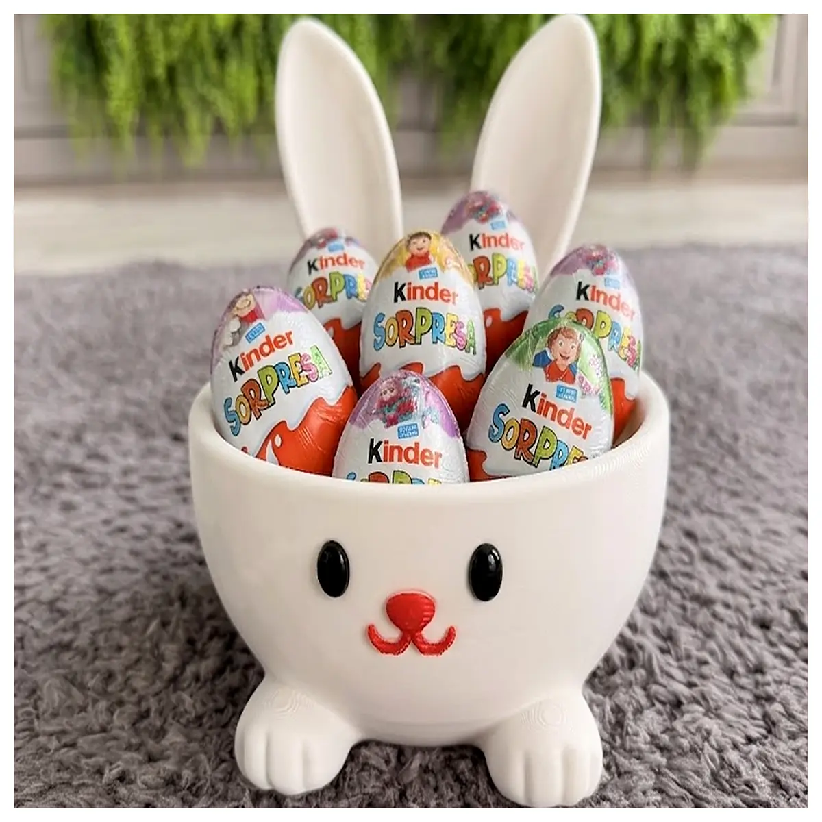 cute rabbit egg shaped ceramic soup bowl for kids small appetizer dish animal themed tableware cute food presentation