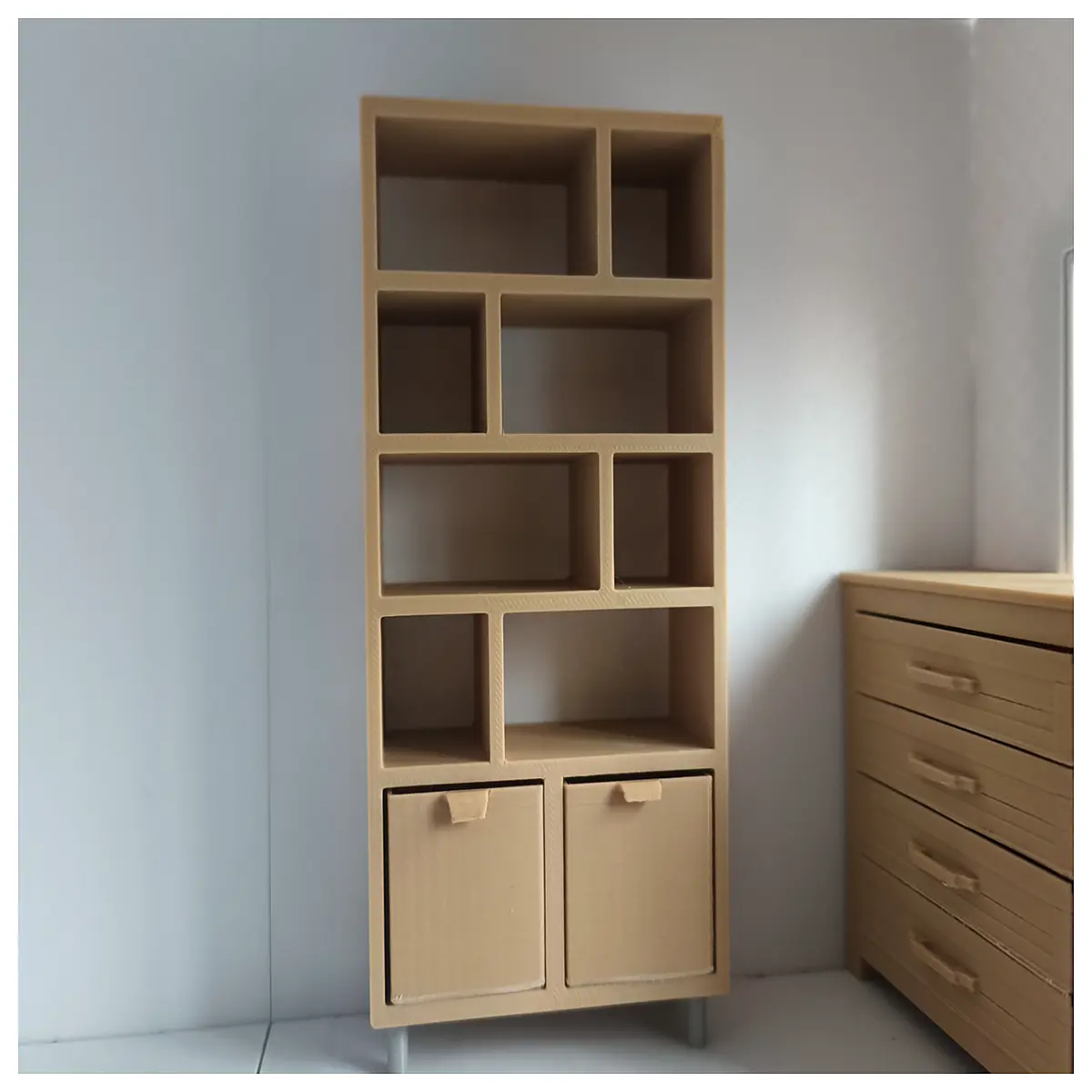Drawer Doll Display Shelf Mini Toy Storage Rack Desktop Cute Organizer Storage Box Kids Toy Storage