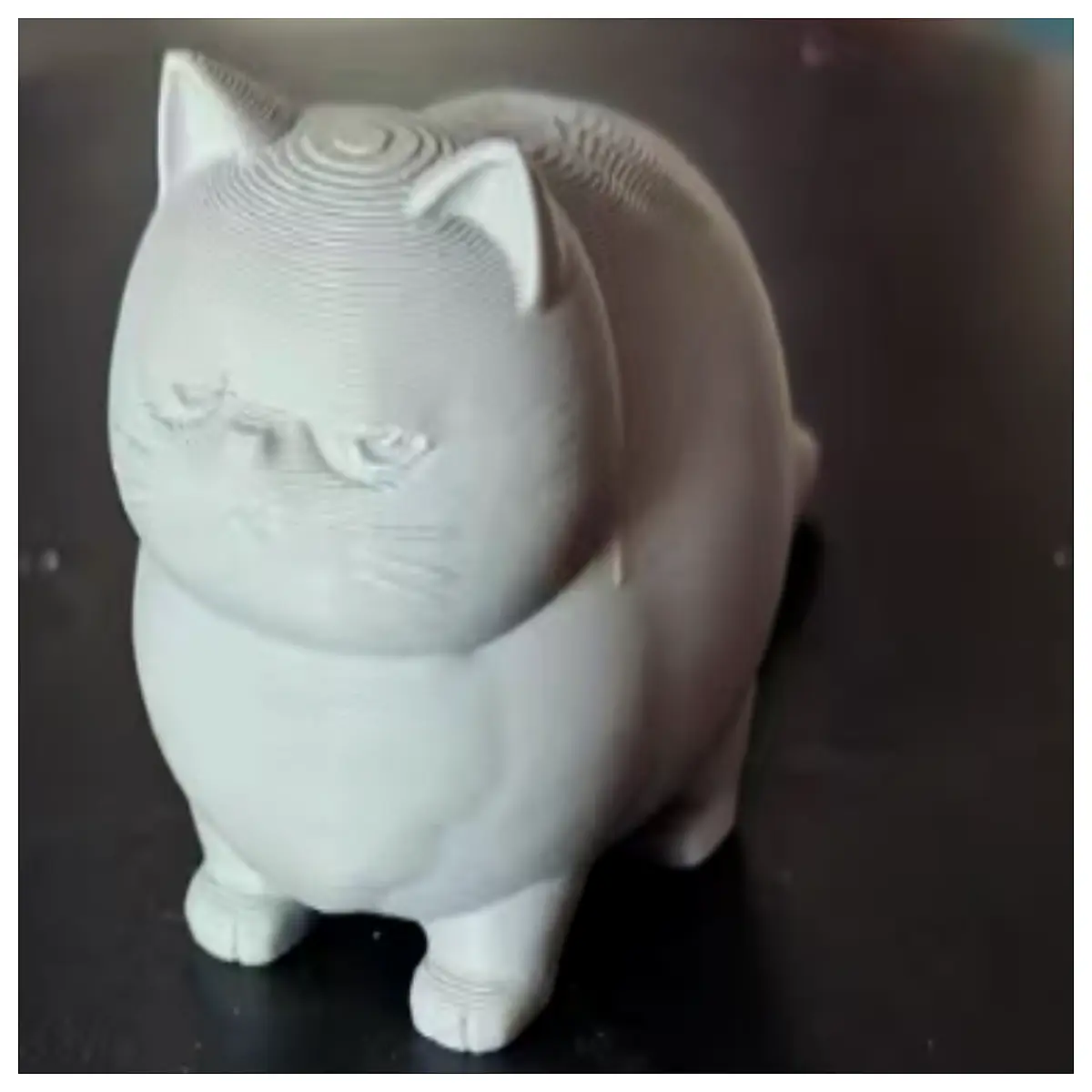 Cat Figurine Silly Cute Pet Decoration Desk Ornament Friends Family Cute Cat Toy