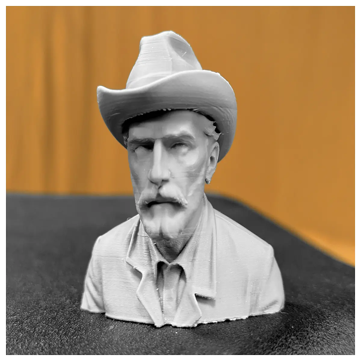 Vincent Bust Statue Display Art Figure Sculpture Decor Home Office Decoration Art Piece