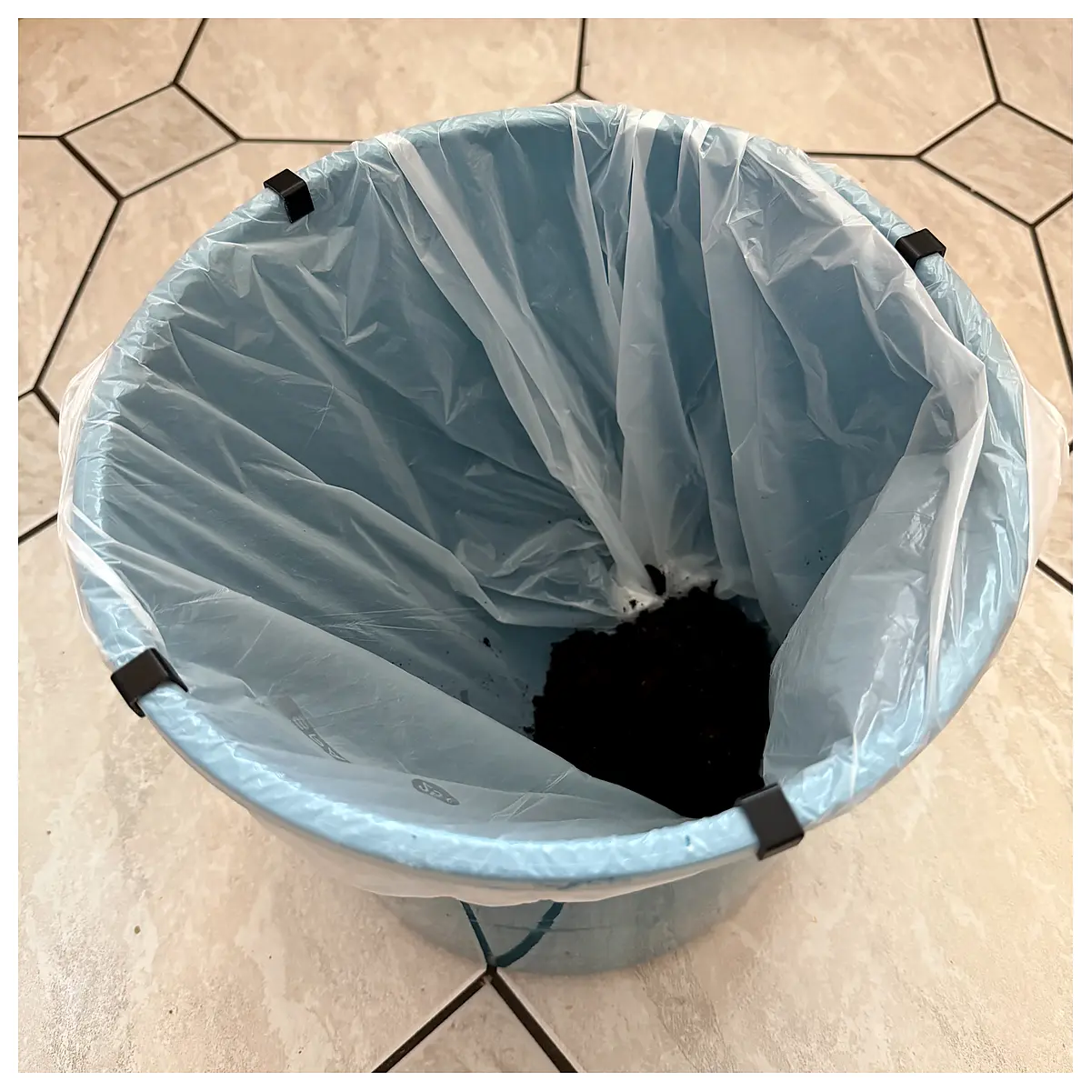 Curver Trash Can Bag Clip Bag Clip Holder Trash Can Accessory Bag Securing Device Prevents Slipping Keeps Clean