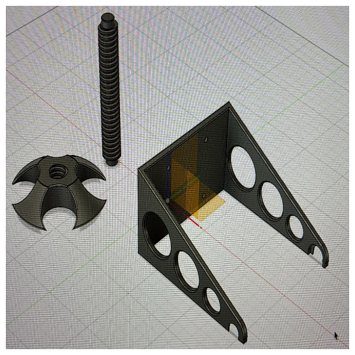 110mm Film Camera Side Support Bracket Lens Support Photography Accessory Stabilizer Support