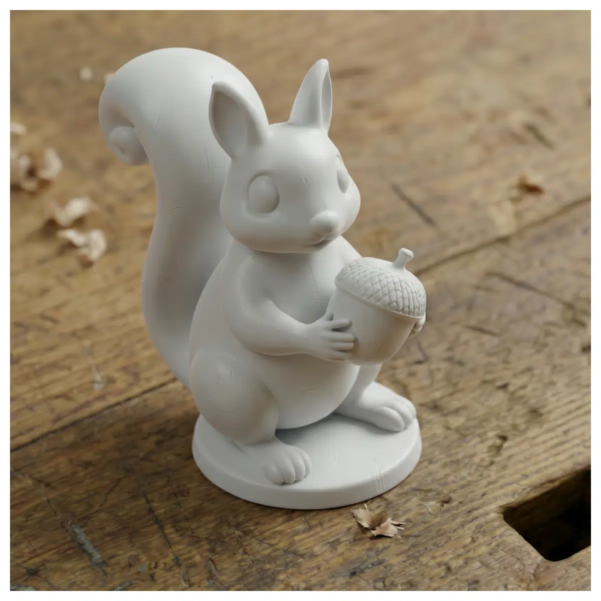 Playful Squirrel Figurine Desktop Decoration Pet Ornament Cute Squirrel Model Home Decor Accessory Gift Idea