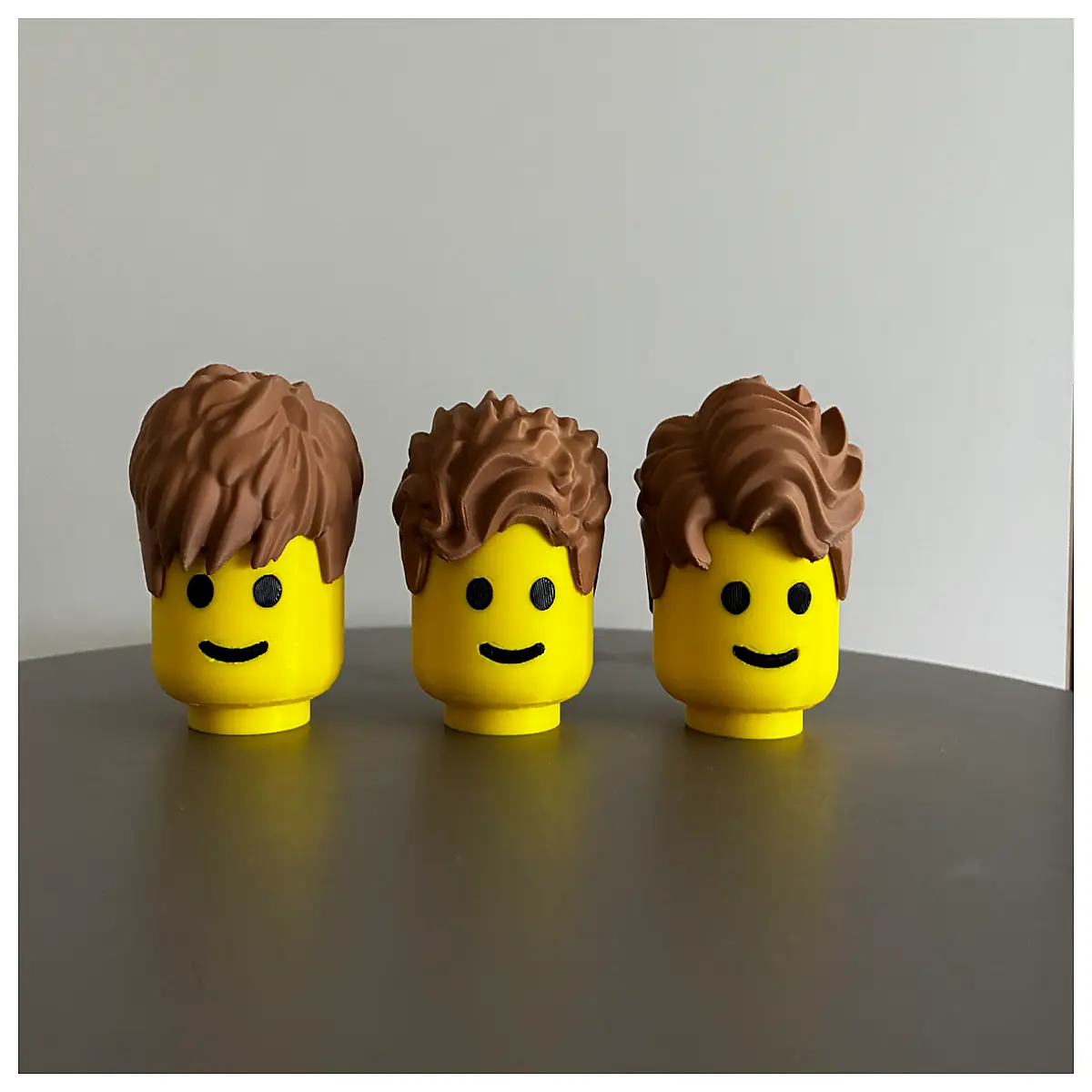 Building Block Hair Models 3 Creative Styles for Kids Toy Figure Hair Designs Baby Hair Options