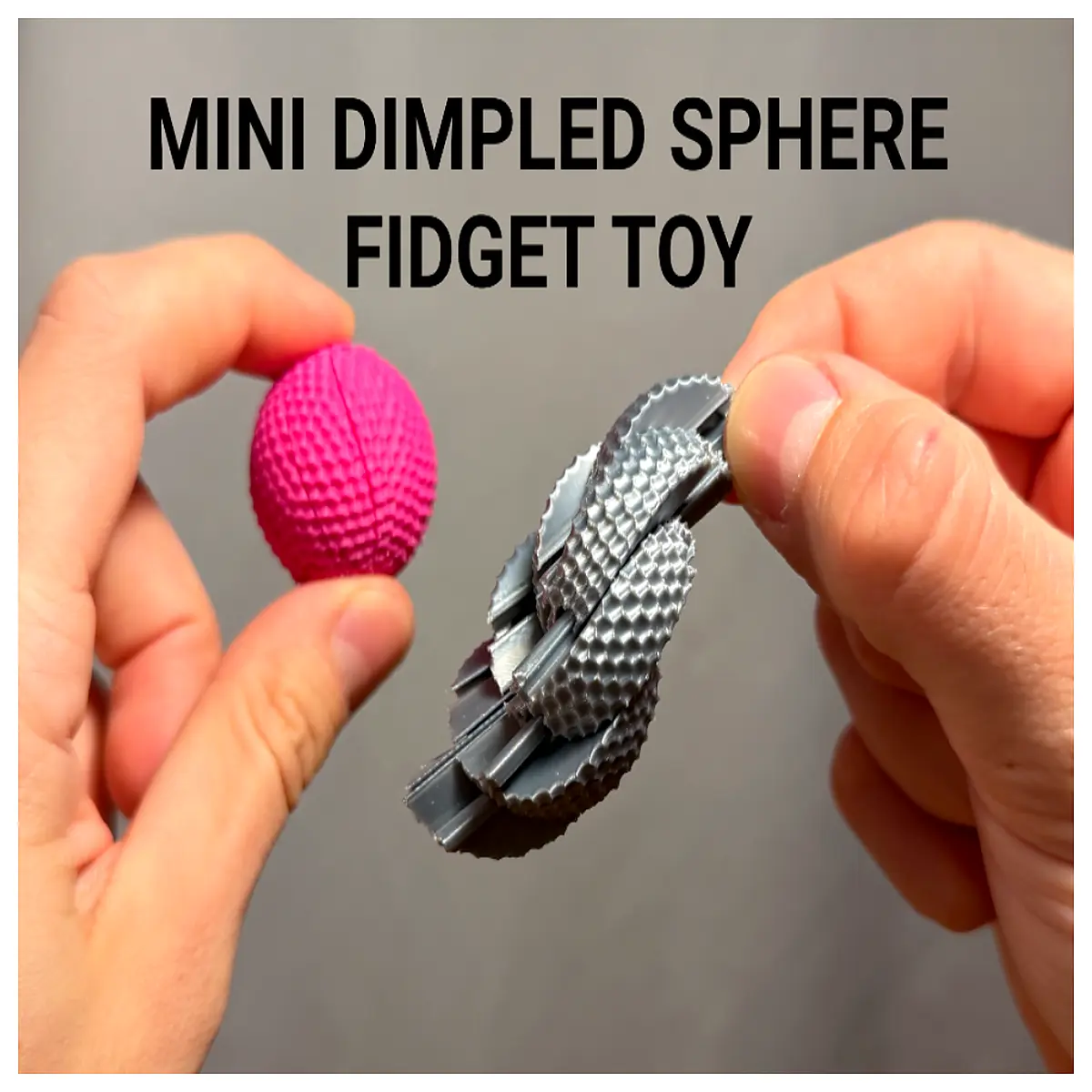Mini Dent Ball Sensory Fidget Toy Stress Relief Ball Anxiety Reduction Tactile Sensory Play Quiet Fidget