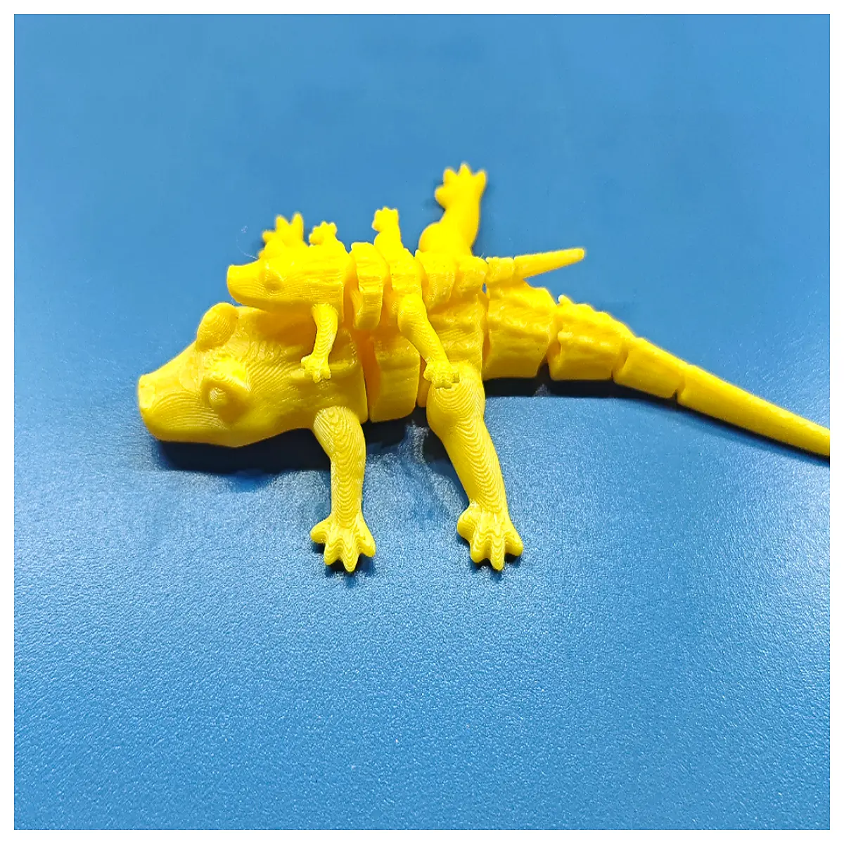 Moving Gecko Toy Articulated Joints Display Model 8G Single Print Mini Pet Kids Puzzle Toy