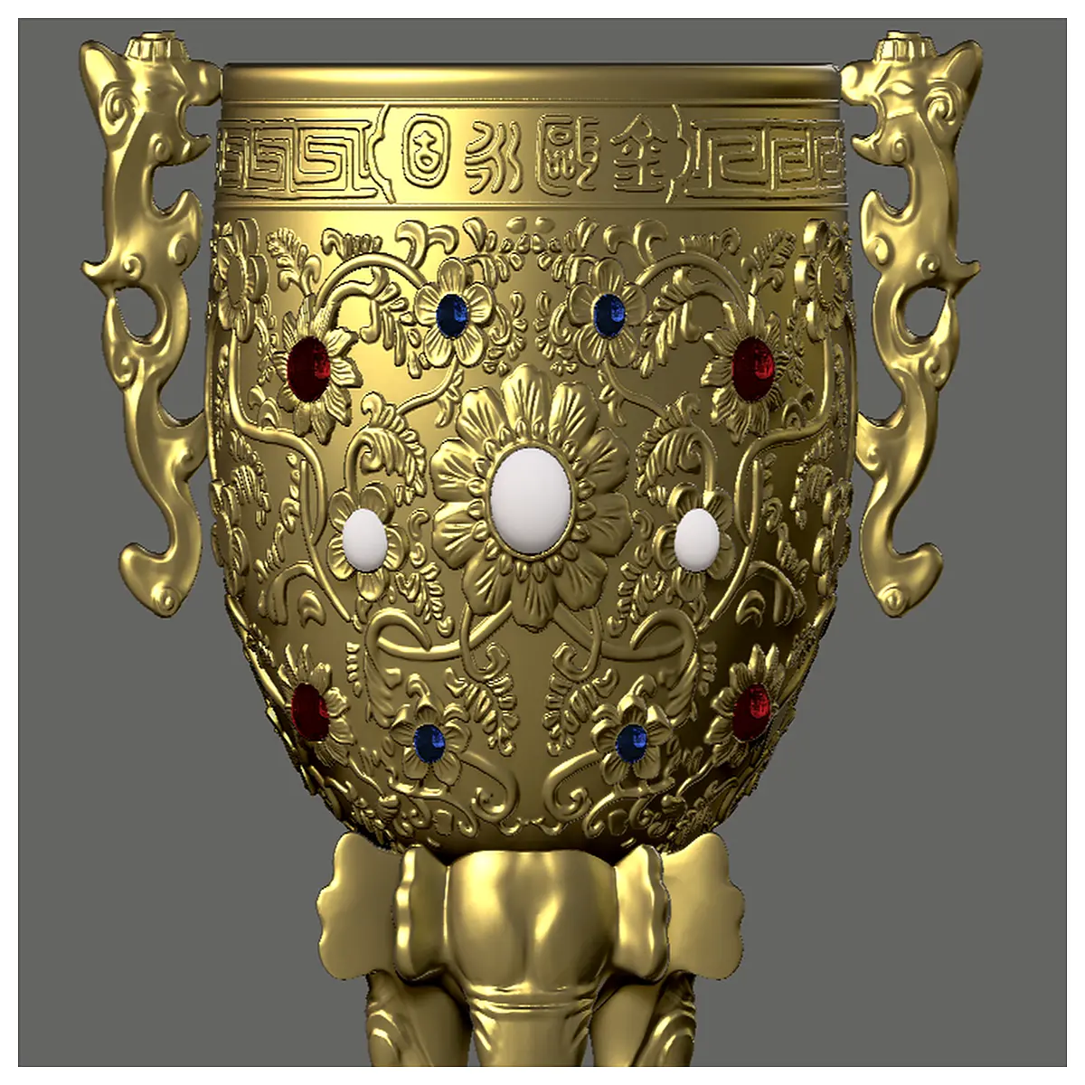 Forbidden City Cup Stickers Style Memorial Fridge Decoration Timeless Classic Gift Collection