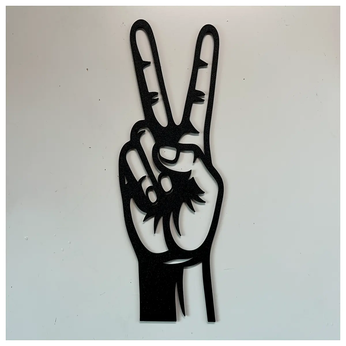 Hand Wall Decor Painting Wall Art Peace Artwork Calm Wall Hanging Modern Interior Decoration Wall Art
