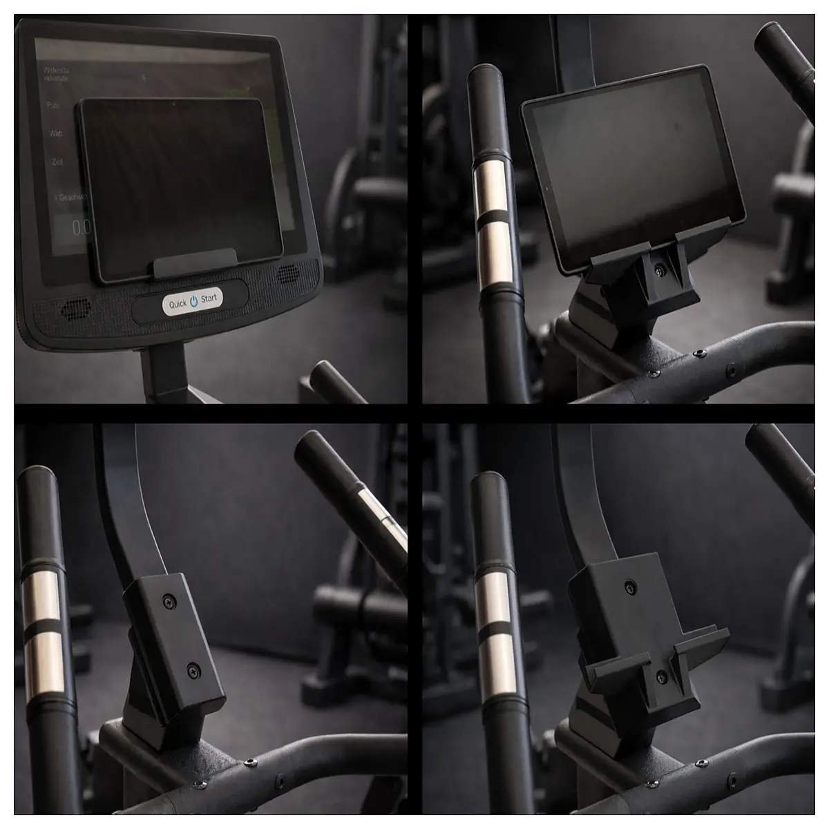 AsVIVA H21 Tablet Holder Exercise Bike Stand Protective Tablet Support Adjustable Angle Phone Stand