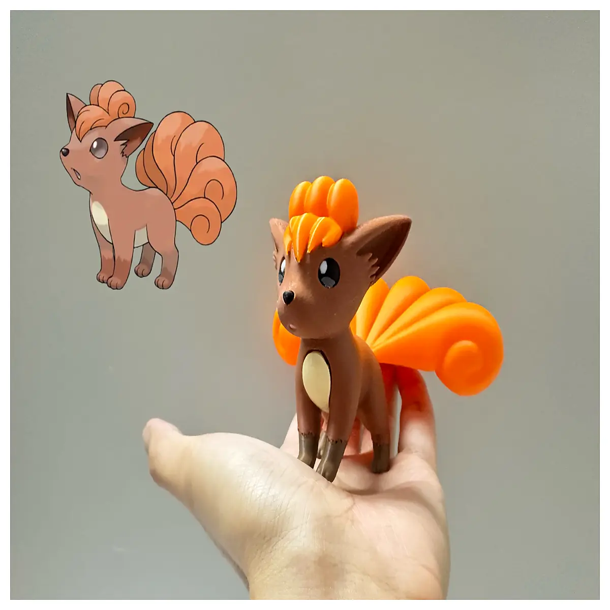 Vulpix Tail Accessories Pet Decoration Fox Toy Game Props Vulpix Parts Accessories