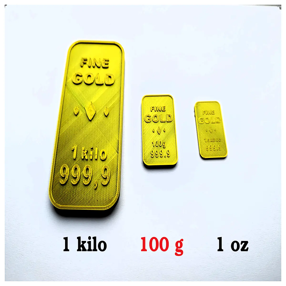 Gold Bar 100g Pure Gold Investment Collection Bullion Coins Price Purchase