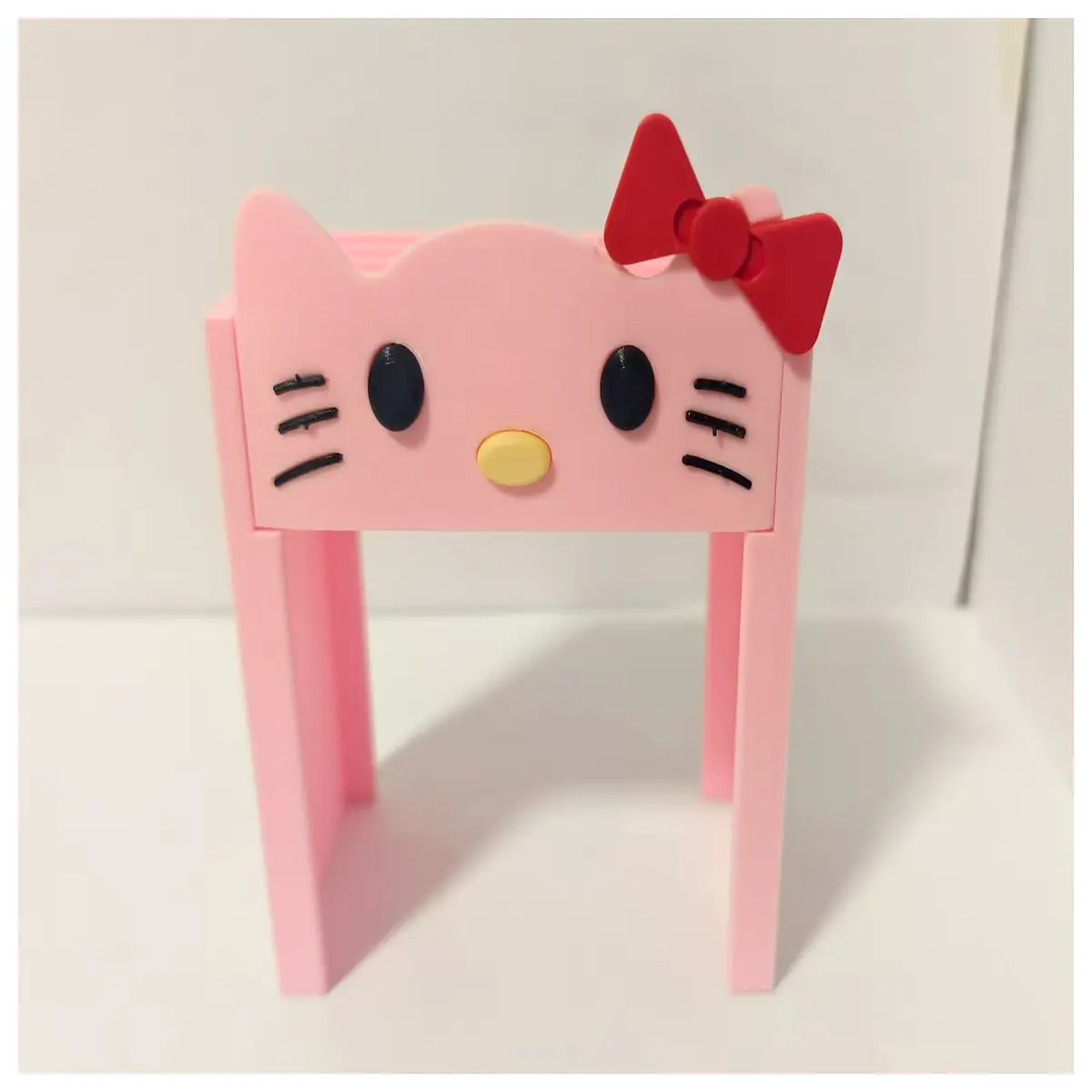 Cute Cat Beanbag Pencil Holder Cartoon Design Desktop Decoration Pet Supplies Fun Toy 15 Compartments Suitable for Cats