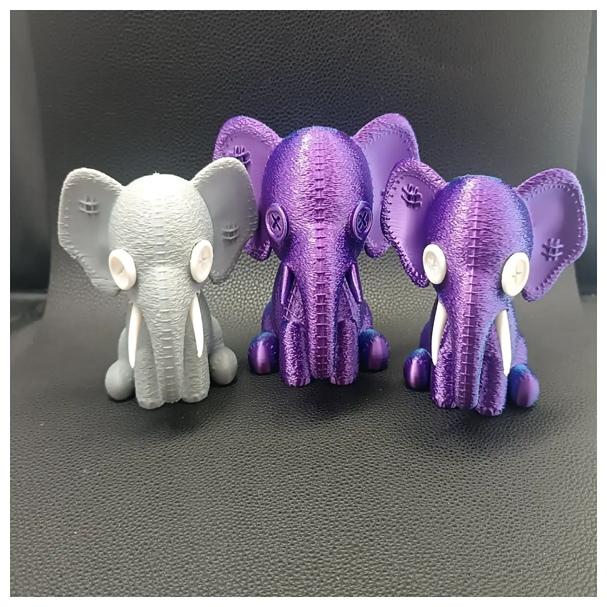 Q Version Plush Elephant Toy Multi Multi Piece Cute Stuffed Animal Child Birthday Gift Educational Toy Realistic Elephant