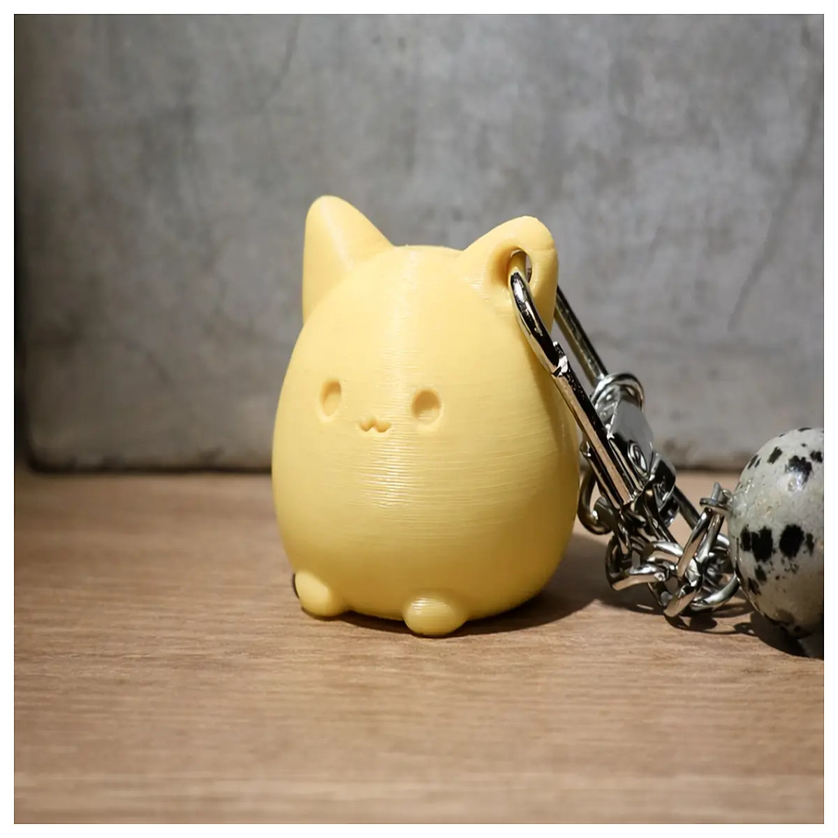 Pang Pang Cat Keychain Cute Little Cat Sculpture Pendant Decoration Pet Memorial Friends Family