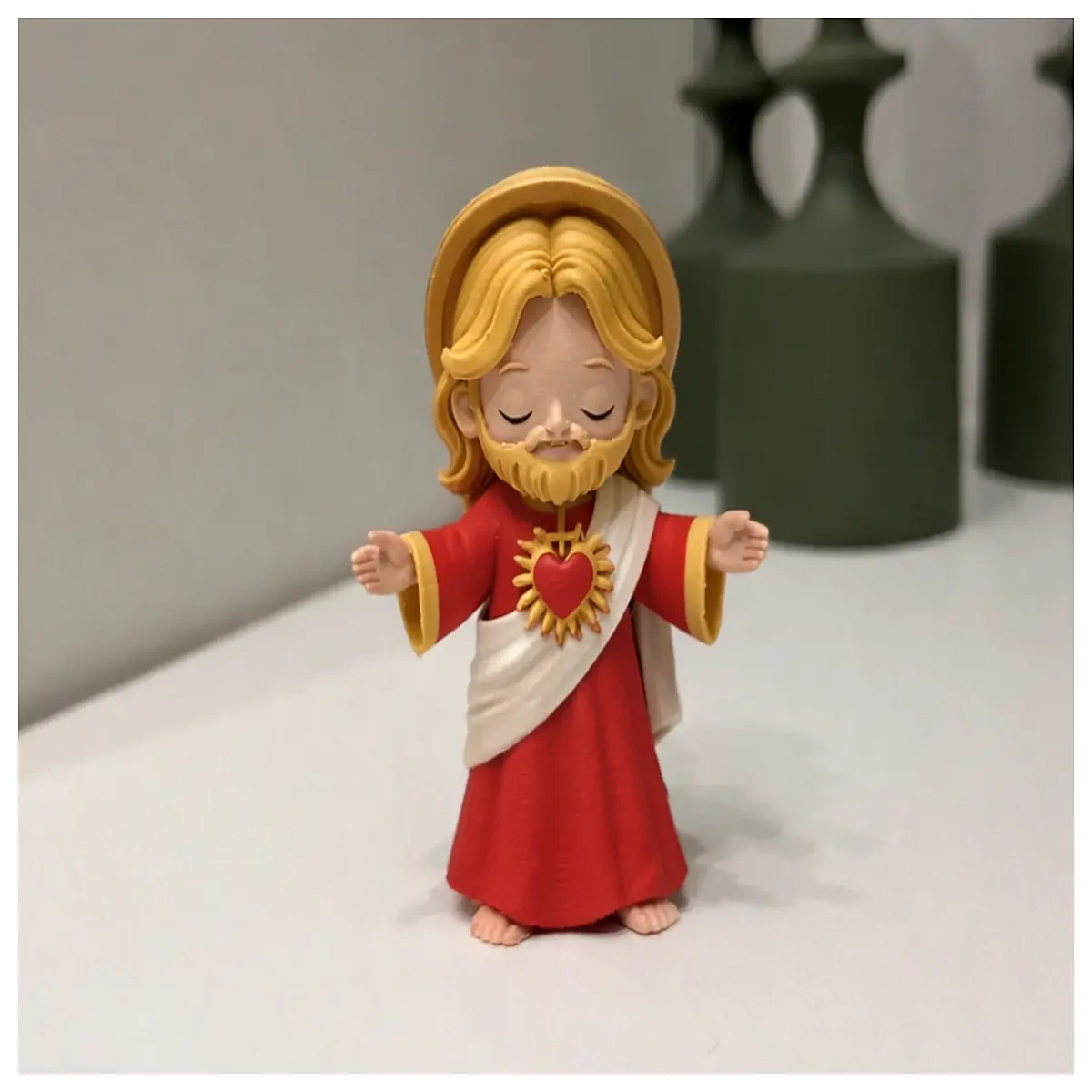 Saint Joseph 3D Printed Modern Nativity Statue Model Decoration Christmas Gift Festive Ornament