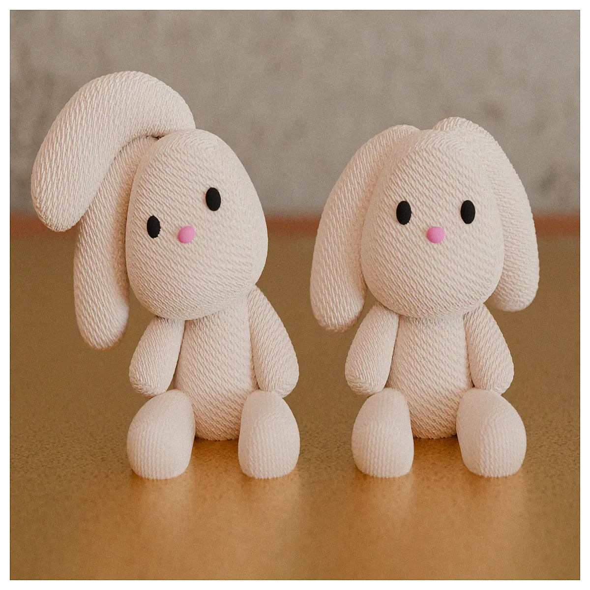Plush Rabbit Toy Soft Cute Kids Birthday Gift Realistic Rabbit Plush Stuffed Rabbit Toy