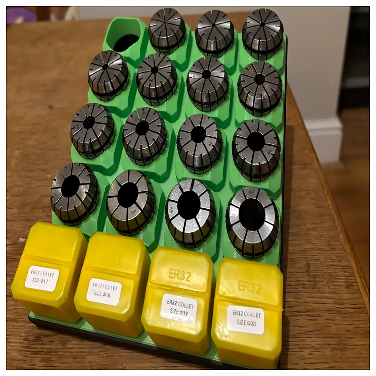 ER32 Cylinder Holder Box Cover Machine Parts Housing Component Storage Organizer Industrial Parts Container