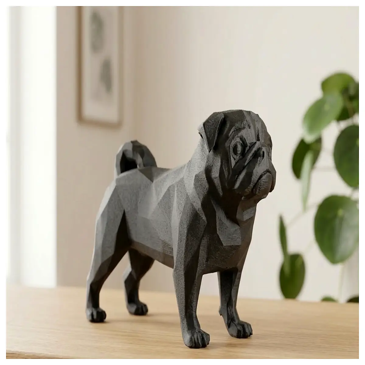 Low Poly Shiba Inu Model 3D Print Pet Toy Realistic Character Model Game Props