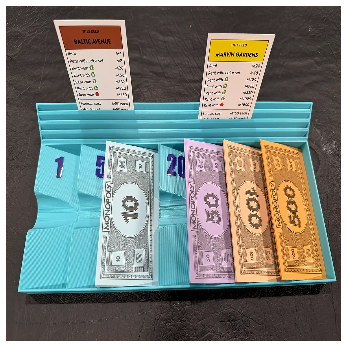 Compact Coin Tray Game Accessories Tabletop Game Mat Coin Holder Display Tray
