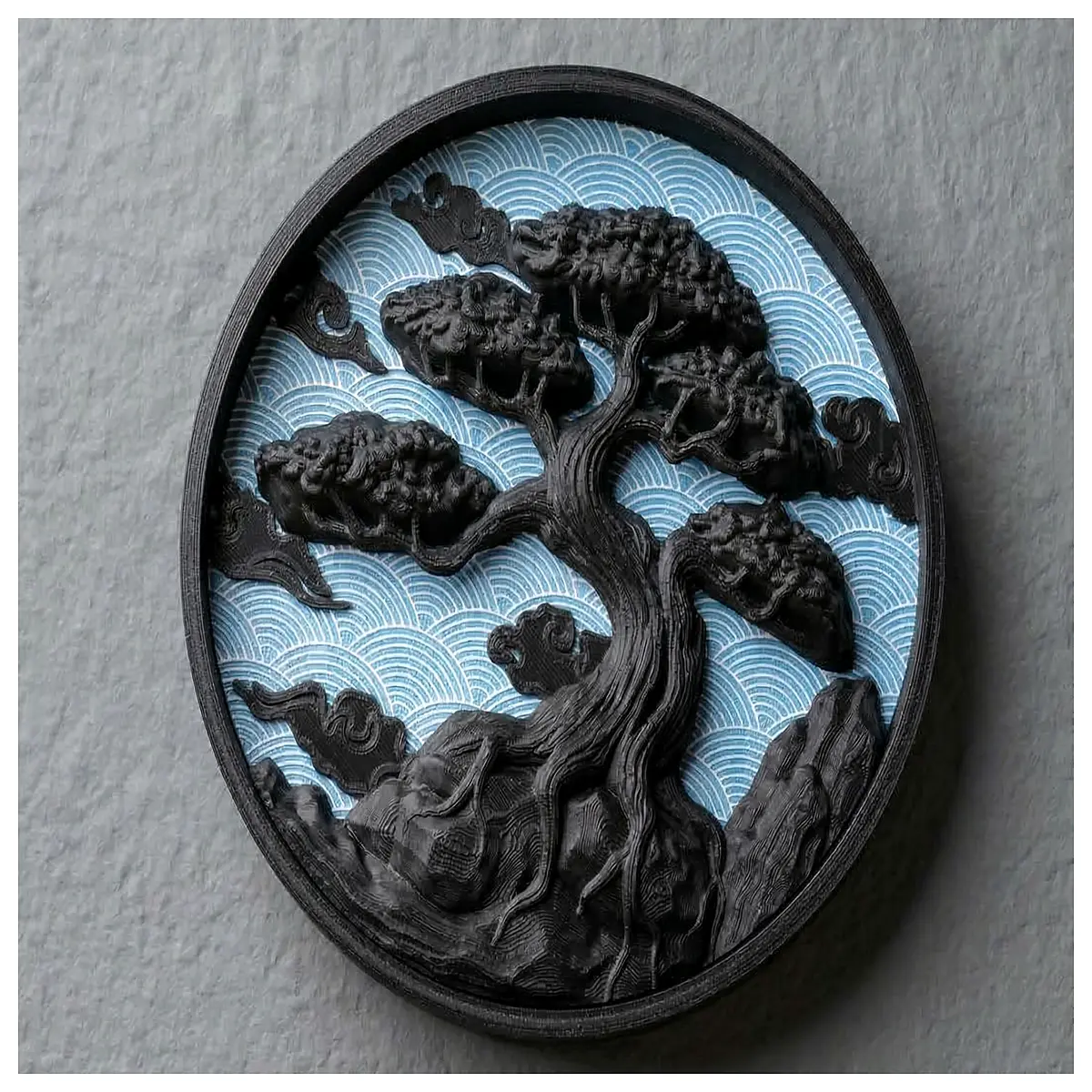 High Relief Carved Bonsai Artistic Landscape Decoration Indoor Garden Bonsai Accessories DIY Potting