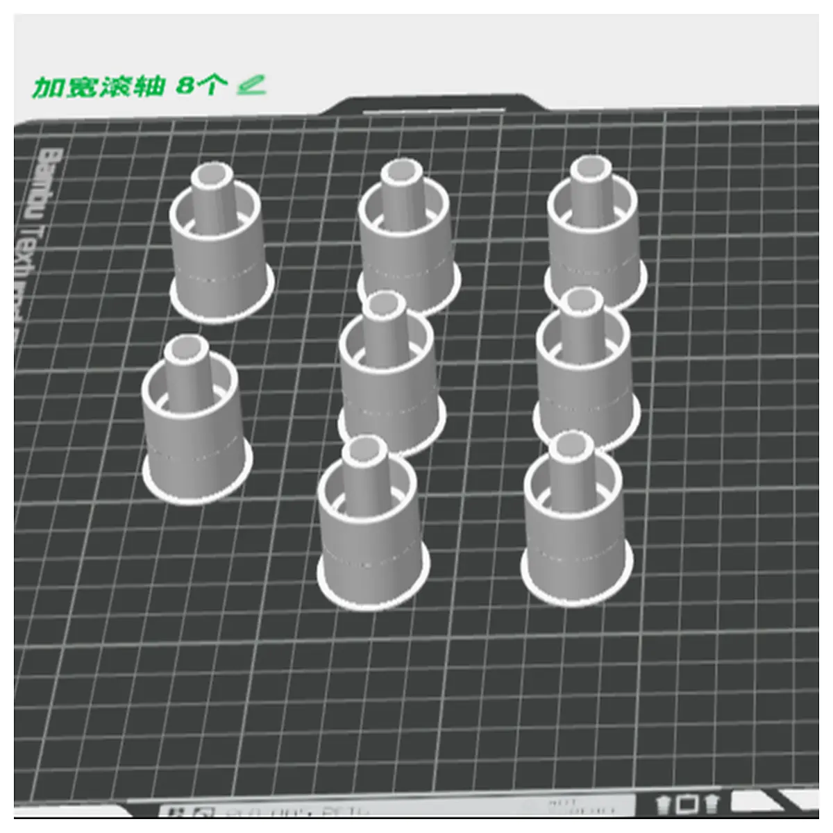 Wide Roller Wheel Accessories 20mm Wide Roller Carts Replacement Wheel Components Rolling Wheel Parts