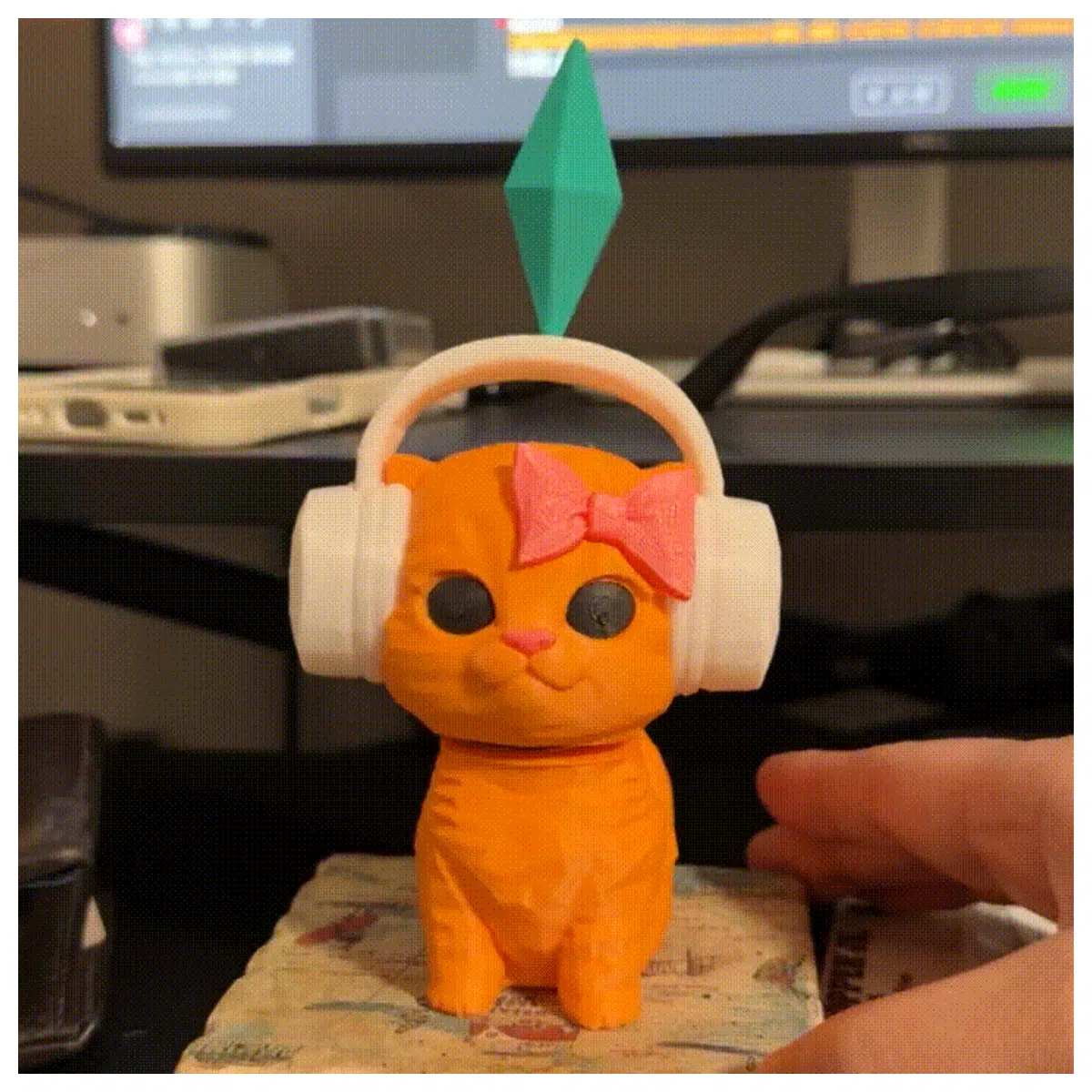 Dancing Cat 20 100 Extra Groove Musical Toy Kids Rhythm Instrument Early Music Development Sensory Play Baby Gift