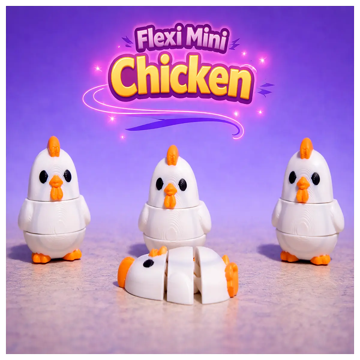 Mobile Mini Chicks Toy Chicken Pet Miniature Game Puzzle Training Kids Birthday Gift Mini Chicken Model