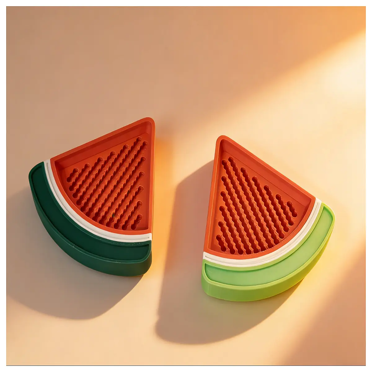 Watermelon Stand Bean Tray Stackable Bean Tool Cartoon Kids Bean Bucket Bean Organizer Bean Game Accessories