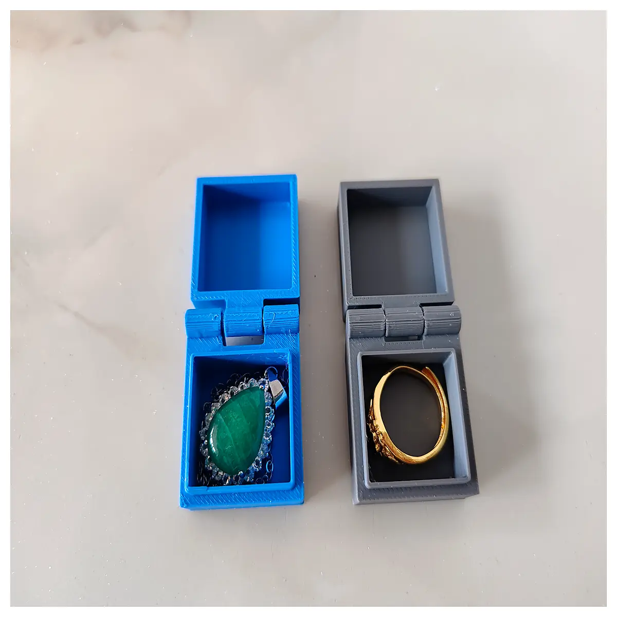 Kaku Pocket Jewelry Box Jewelry Organizer Box Storage Container Accessory Case Gift Box for Her