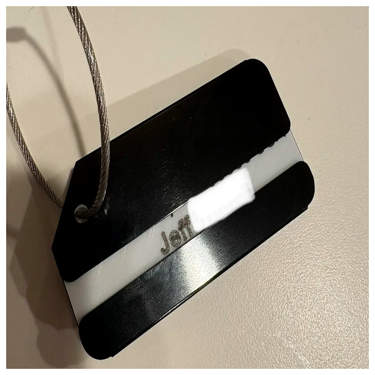 Luggage Tag ID Label Aircraft Travel Quick Identification Flight Information Easy to Read Transport Accessories