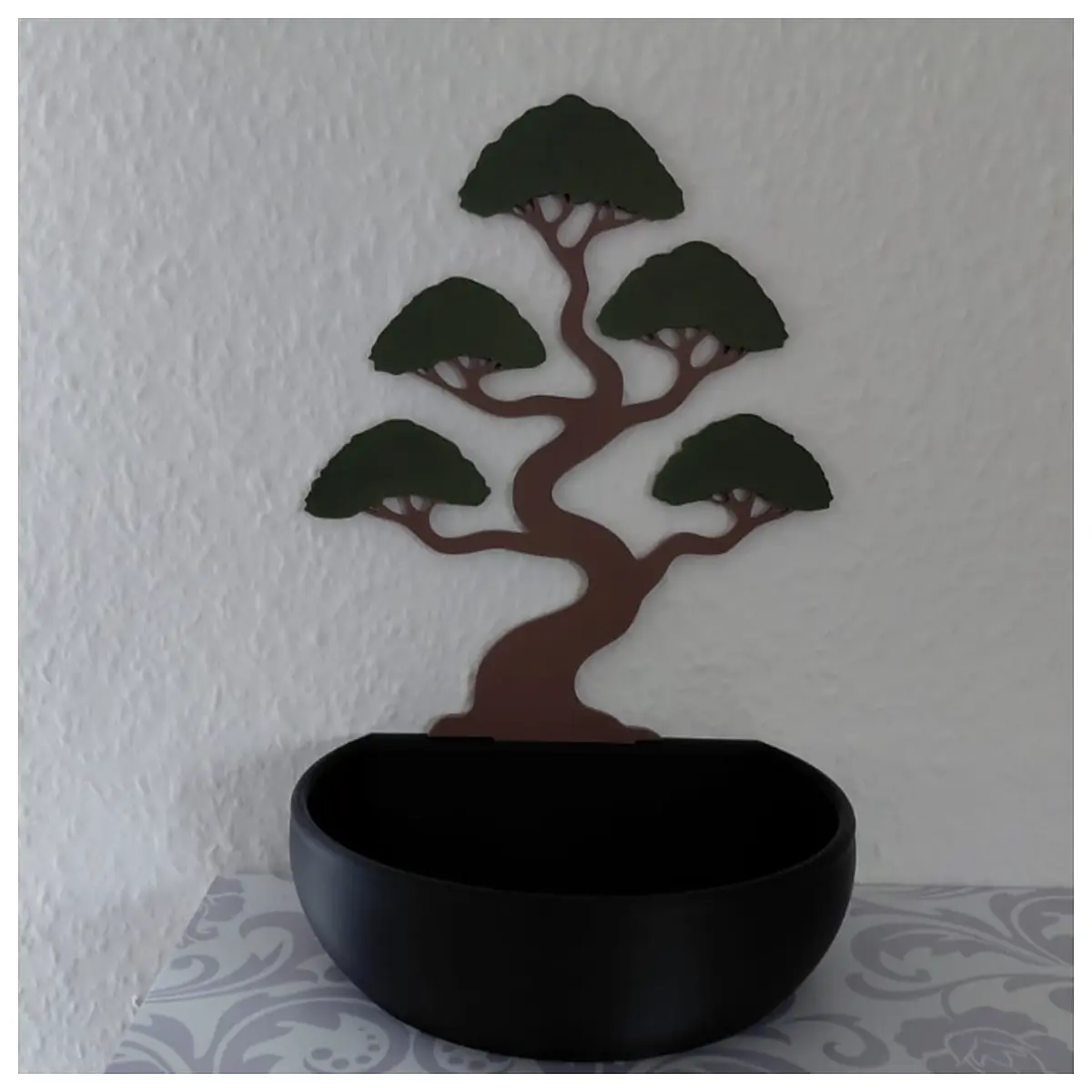 bonsai pot shallow ceramic round tree planting container garden decoration