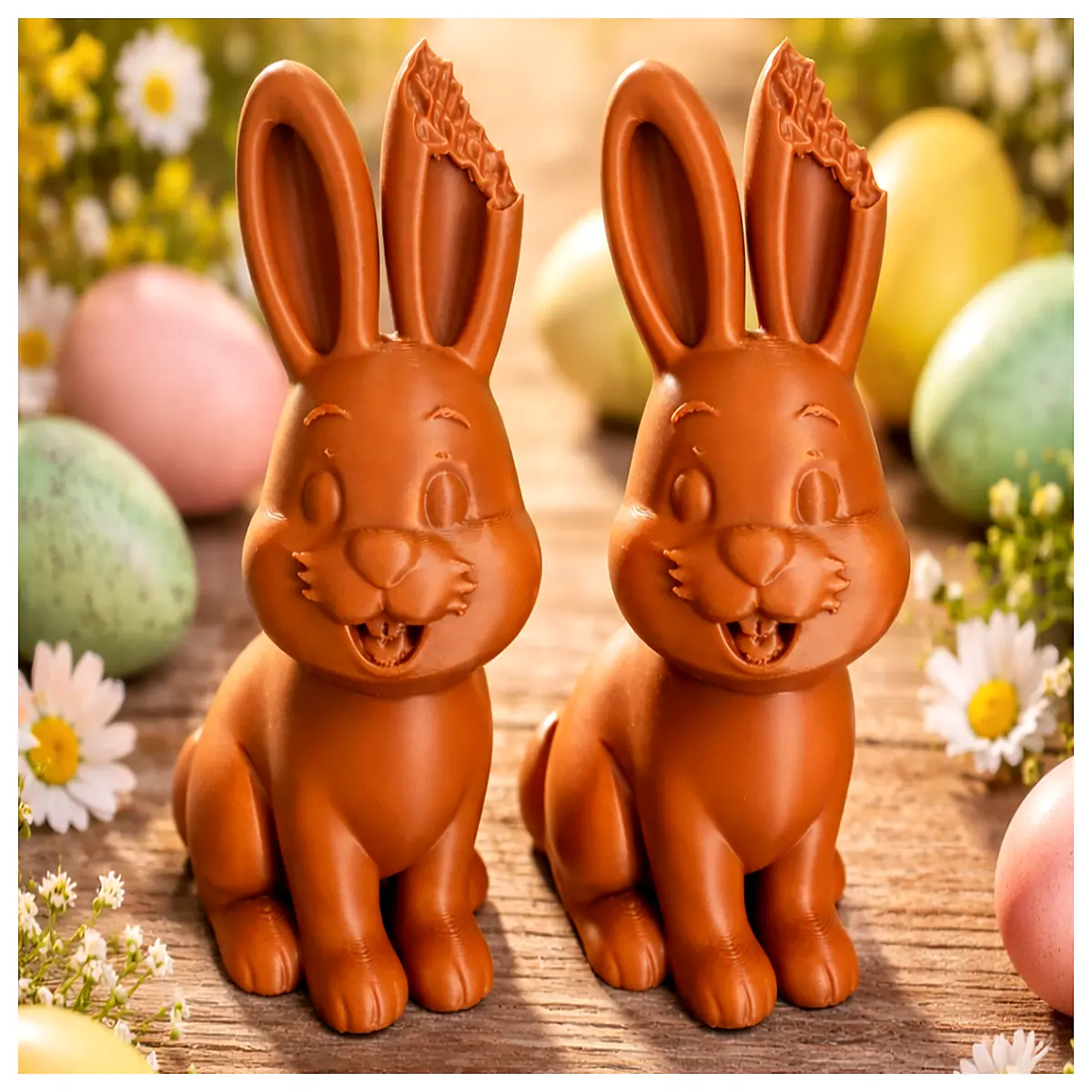 Chocolate Rabbit Ear Replacement Broken Candy Ear Accessory Treat Decoration Toy Repair Chocolate Toy Parts
