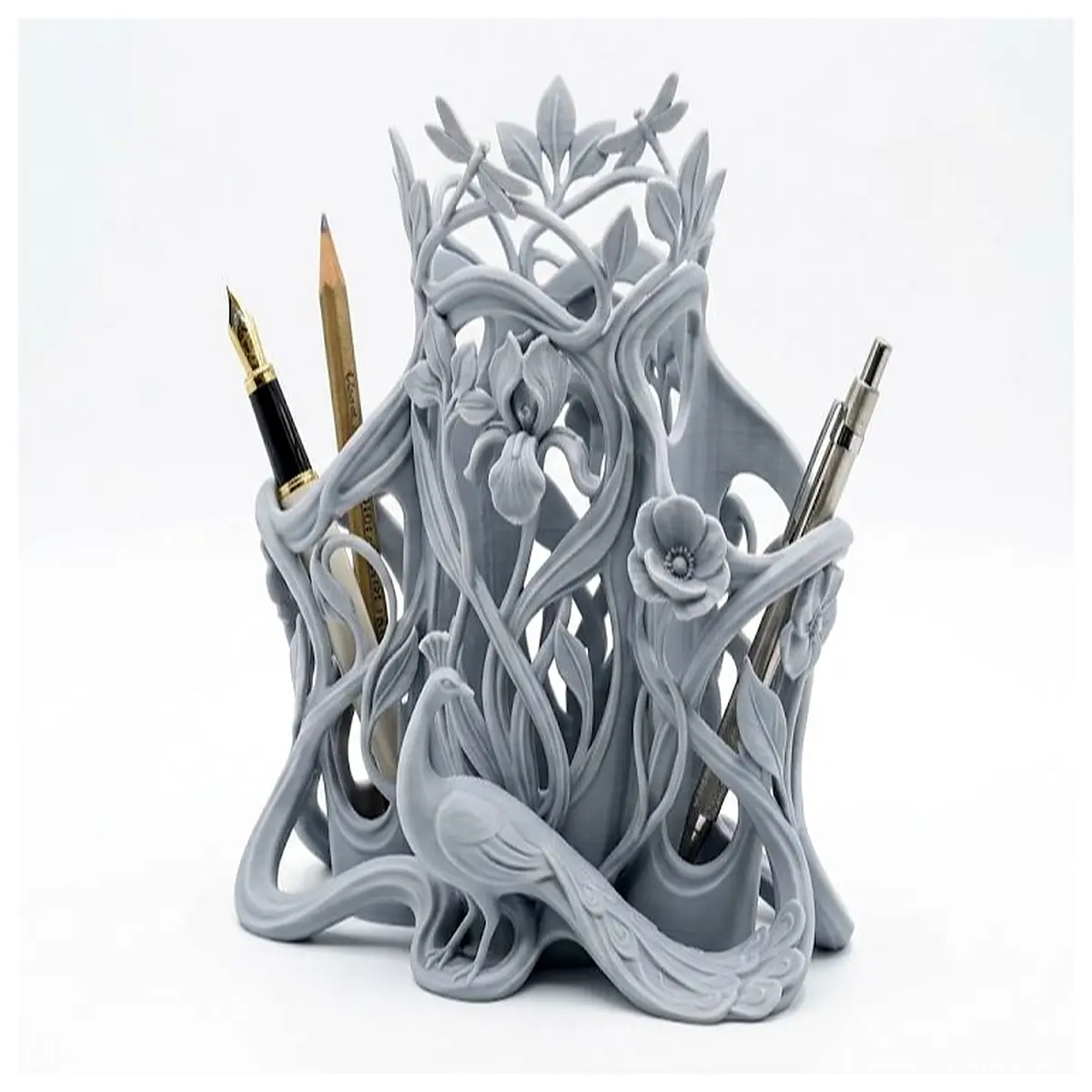 Freestyle Pen Holder Pen Tube Pen Case Office Stationery Organizer Pen Caddy Creative Pen Holder Desk Storage
