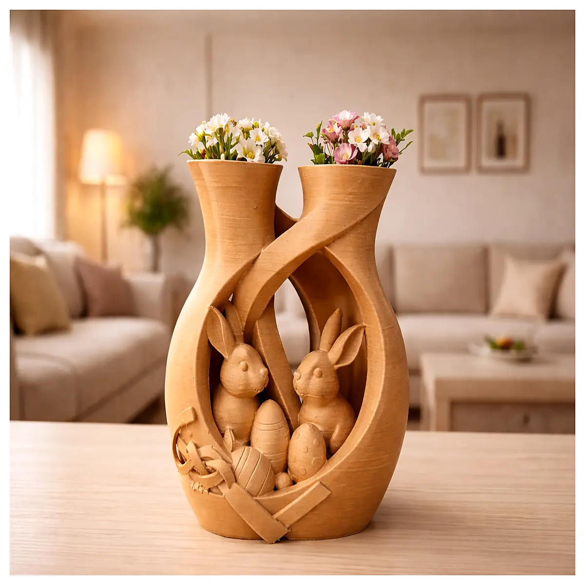 Easter Vase Easter Gift Home Holiday Decoration Easter Floral Container Easter Gift Box