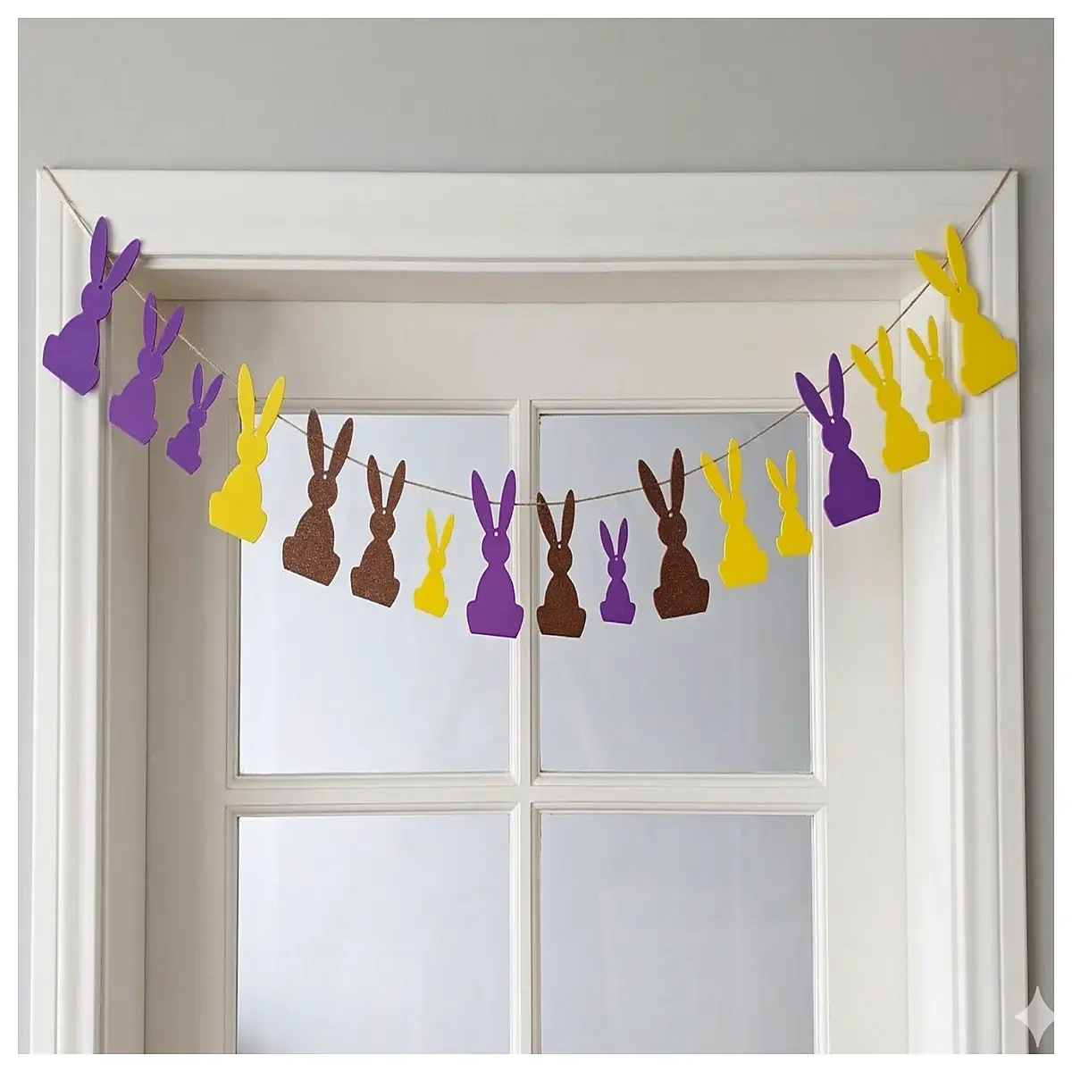Easter Decoration Hanging Bunny Toy Easter Chain Festive Decor Kids Gift Easter Accessories