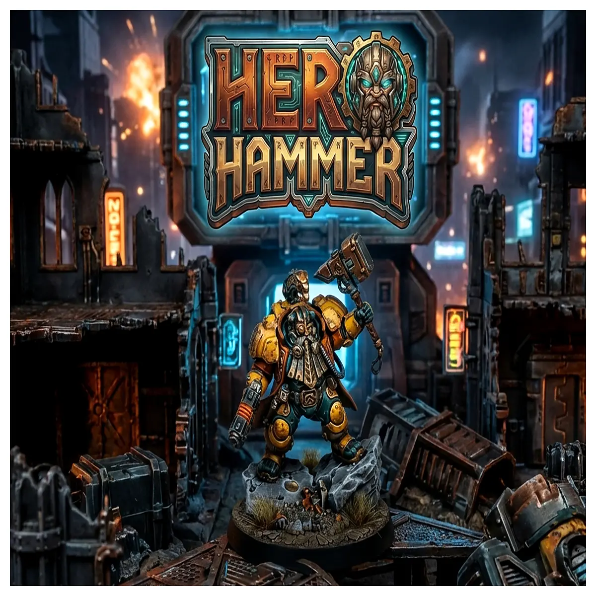 yingxiong hammer space dwarf collectible action figure sci fi fantasy miniatures for tabletop gaming and