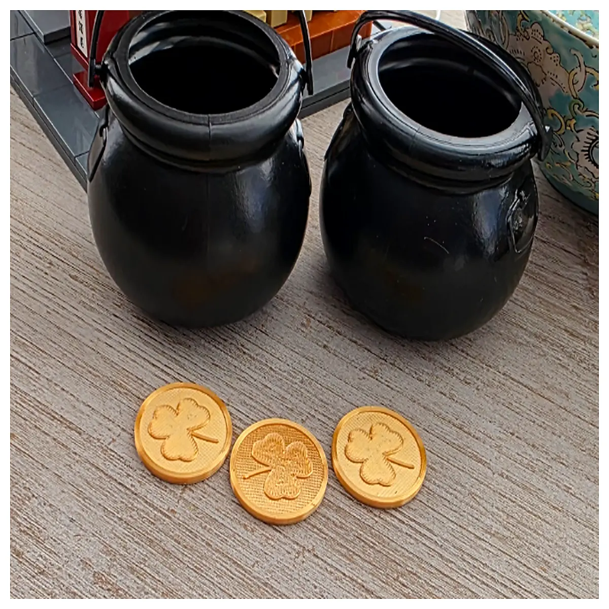 St Patrick s Day Leprechaun Shamrock Coin Festival Commemorative Lucky Coin Collectible Gift Party Decoration