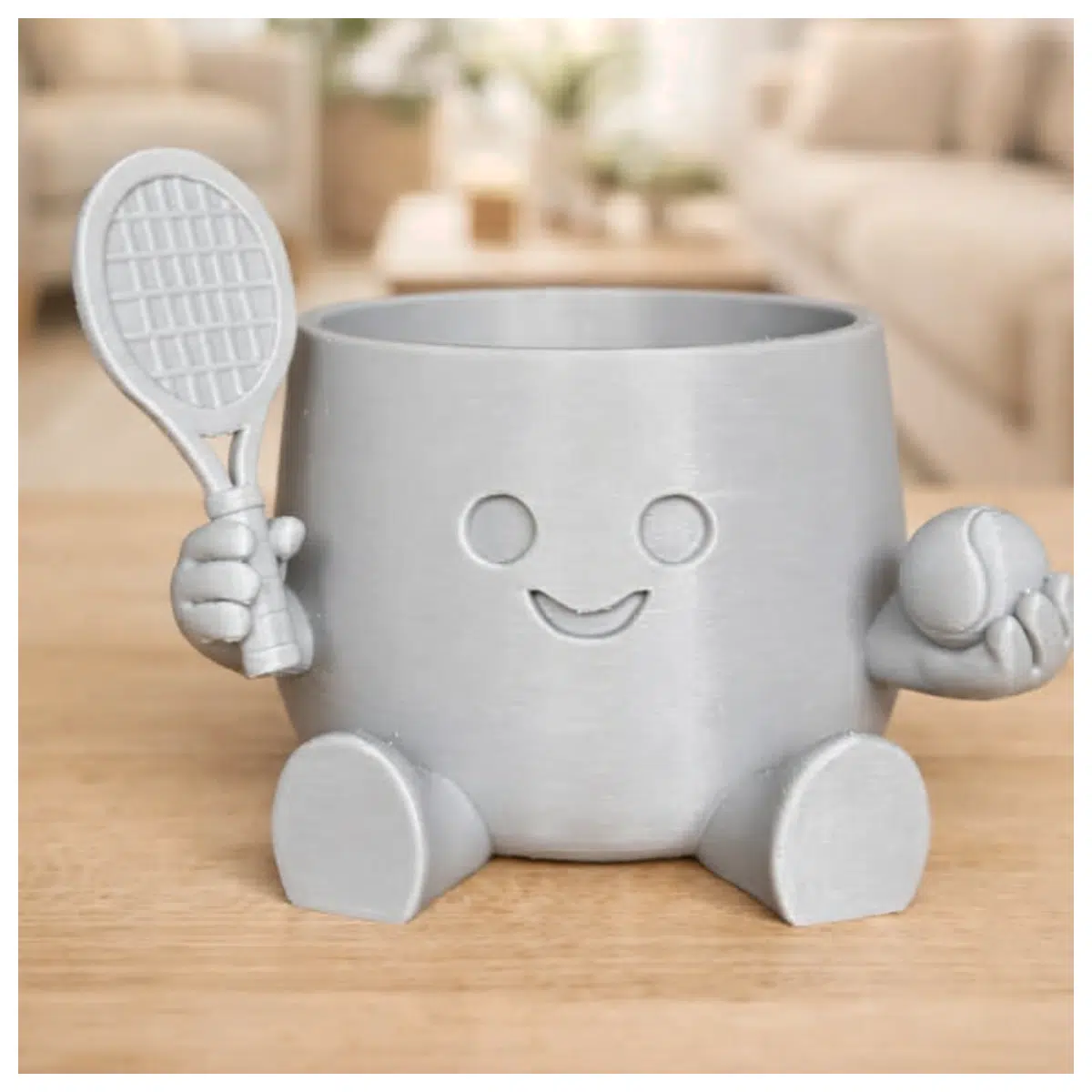 Cute Ball Net Tennis Plant Pot Toy Kids Indoor Outdoor Sports Ball Happy Growth Fun Puzzle Parent Child Interaction Develop Coordination