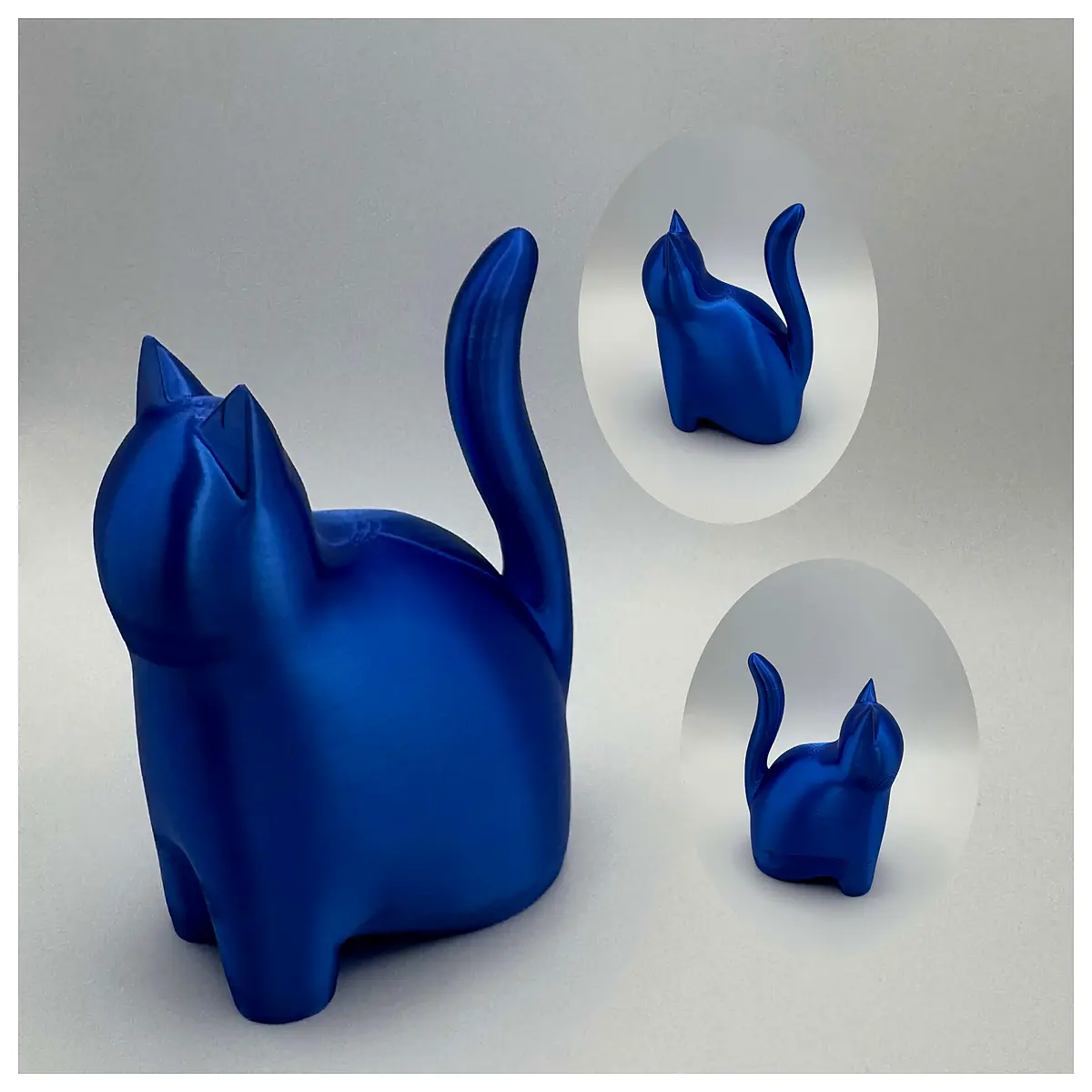 Nordic Abstract Cat Painting Minimal Scandinavian Wall Art Decor 3D Animal Sculpture Modern Home Decoration