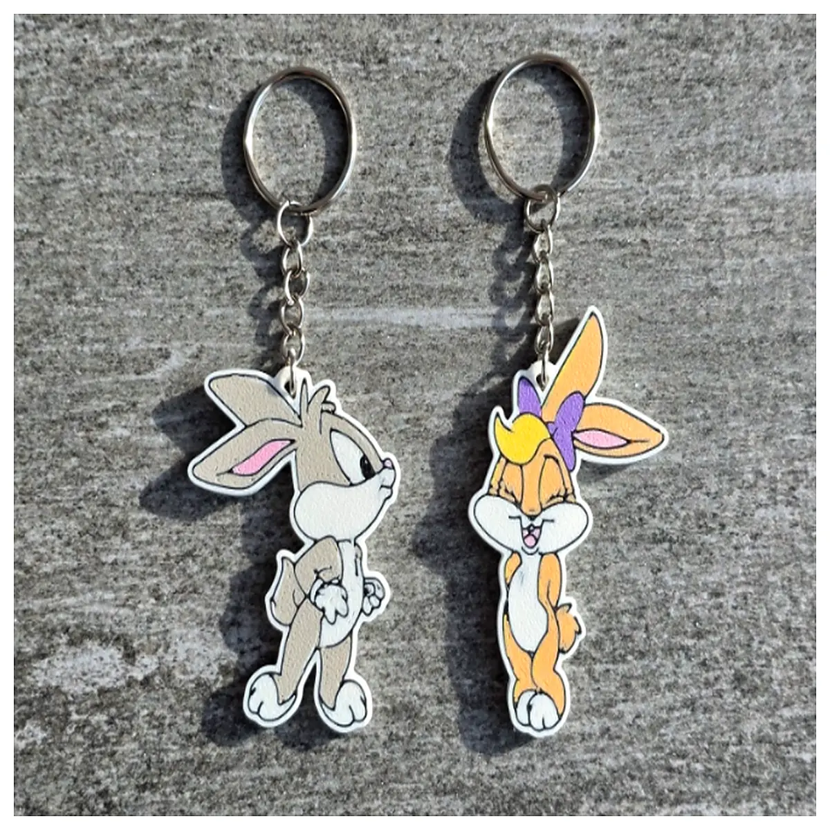 Sanic Bunny Bunny Keychain Anime Collectible Figurine Lolita Style Rabbit Charm Friends