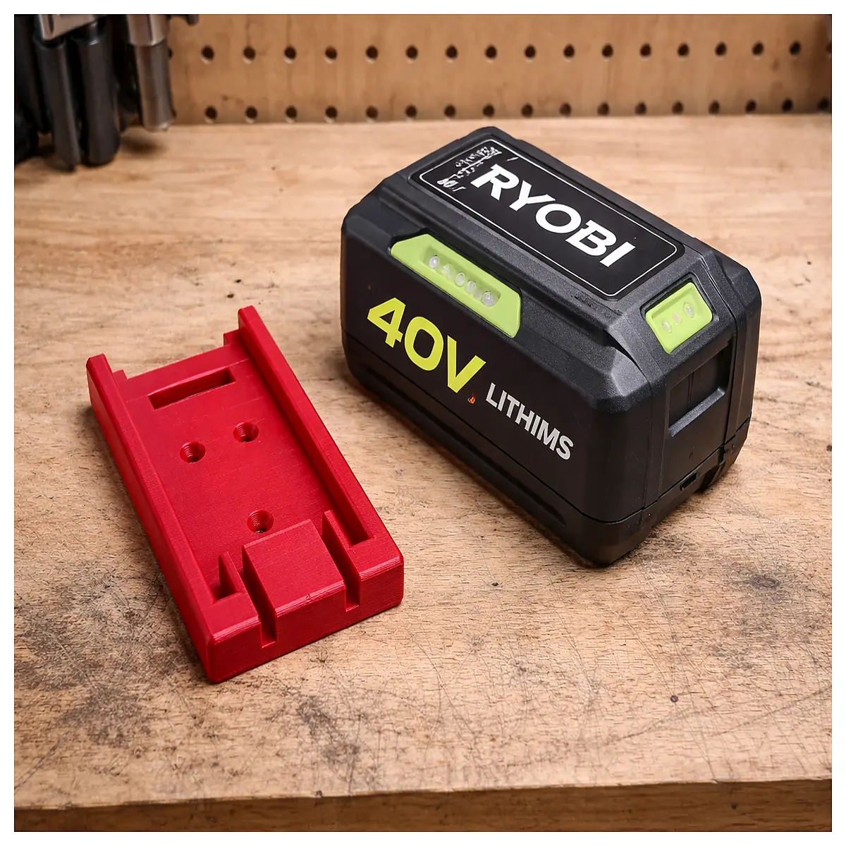 40V Ryobi Battery Adapter Battery Dock Charger Accessory Fast Connection Battery Tool Parts