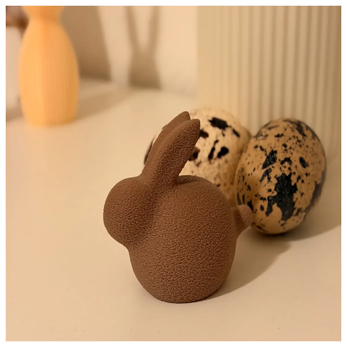 Easter Bunny Decoration Simple Festive Ornament Rabbit Toy Easter Gift Idea Easter Bunny Figure Decorative Accessory