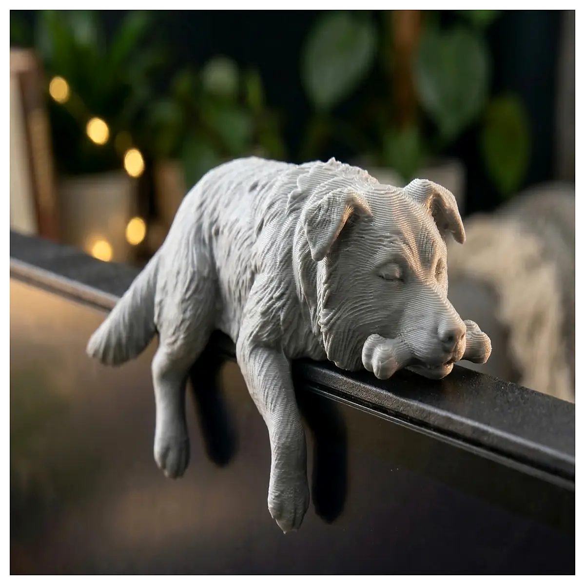 Border Collie Display Monitor Companion Dog Toy Bone Shape Pet Accessories Play Enrichment