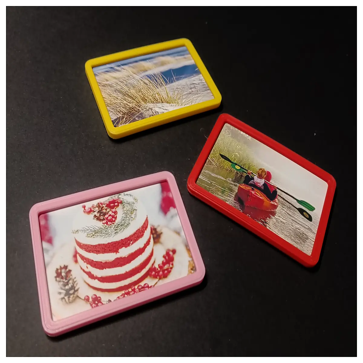 Magnetic Fridge Photo Frame Holder Magnetic Photo Display Magnetic Fridge Decor Magnetic Photo Showcase Accessories Magnetic Frame Parts