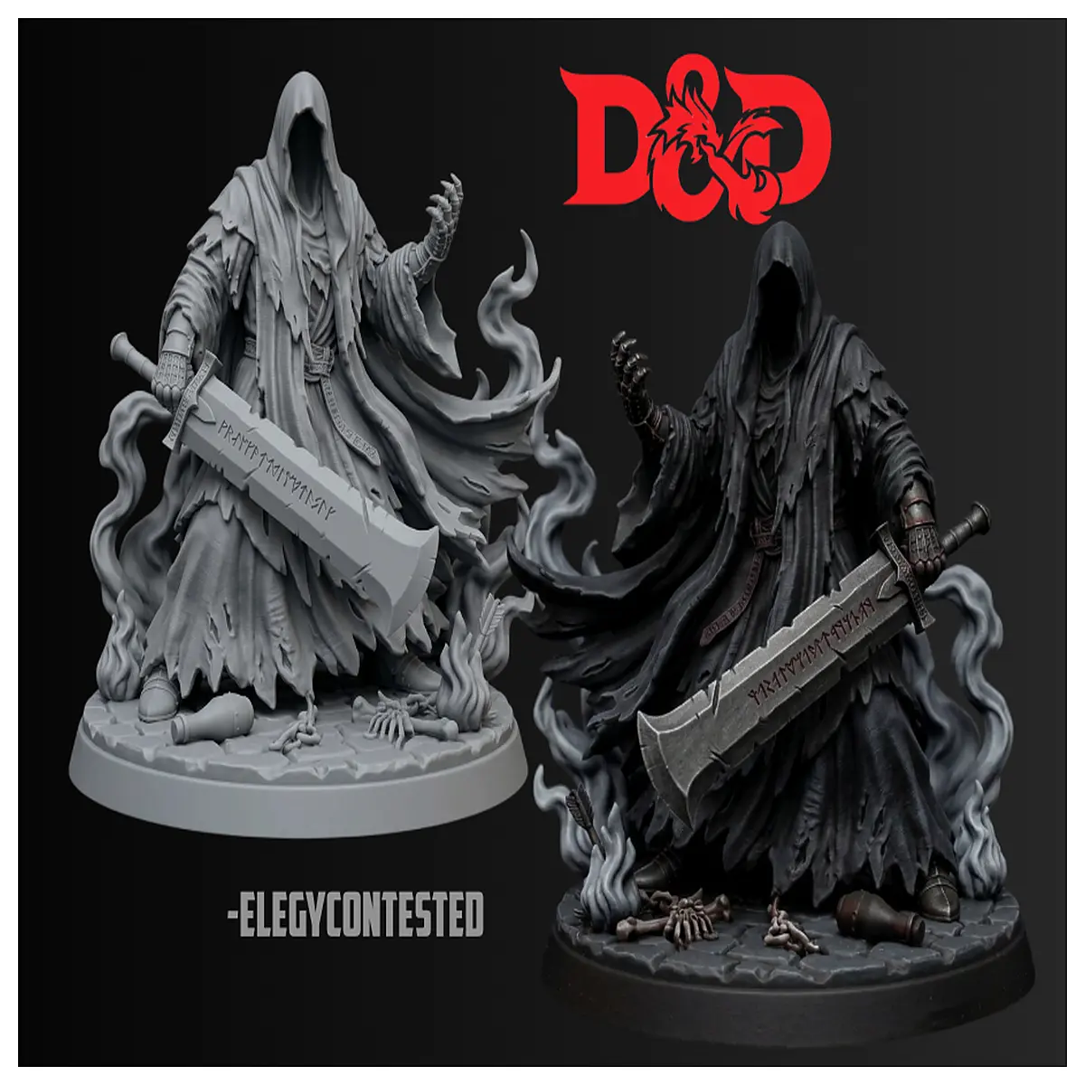 38mm Wraith Model D D Tabletop Games Tactics Miniatures Battle Game Figures Battle Dame