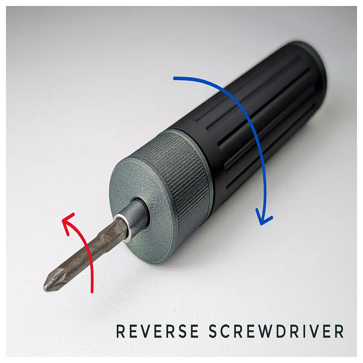 Reverse Screwdriver Handle Replacement Repair Tool Accessory Screwdriver Grip Spare Handle Parts Wear Tear Replacement
