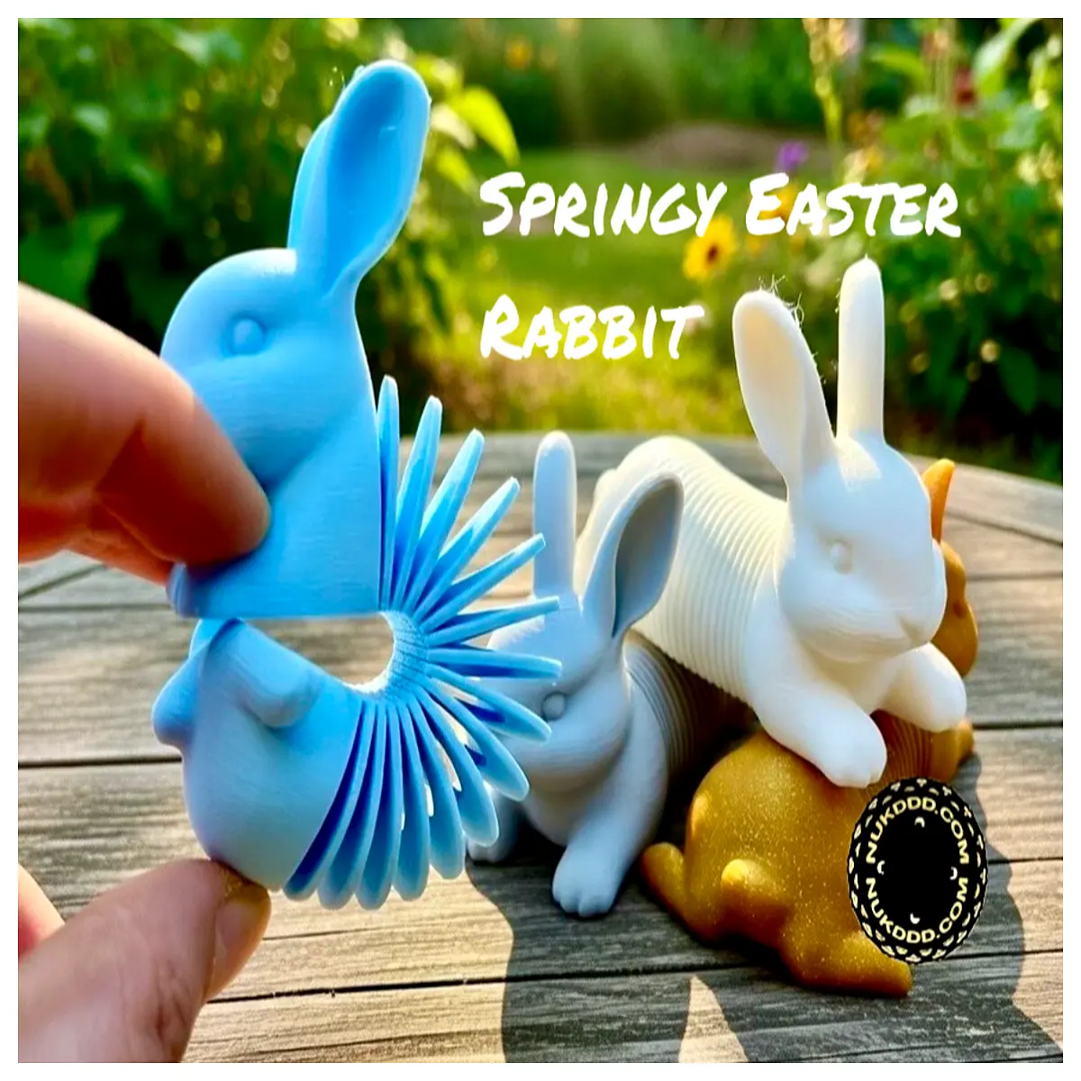 Bouncy Easter Bunny Stress Relief Toy Fun Puzzle Toy Holiday Kids